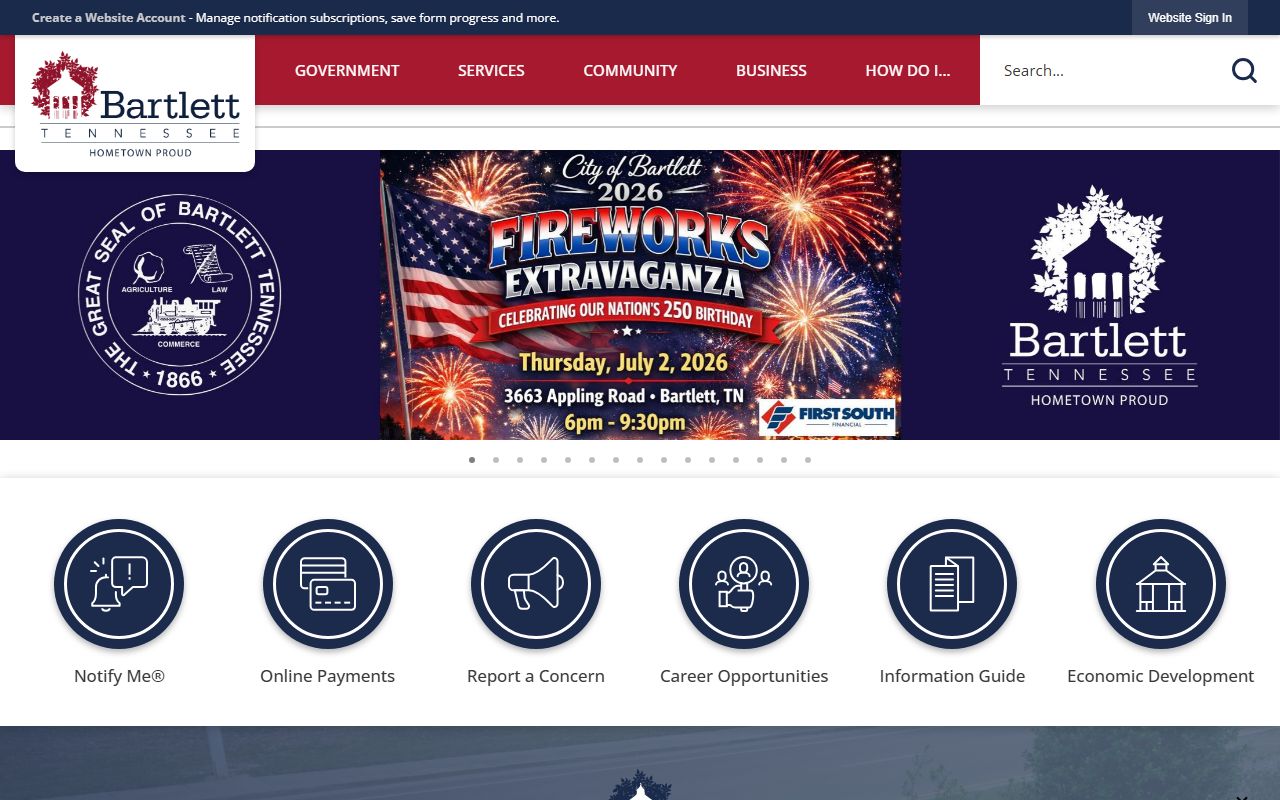 Bartlett municipal court traffic court records resource