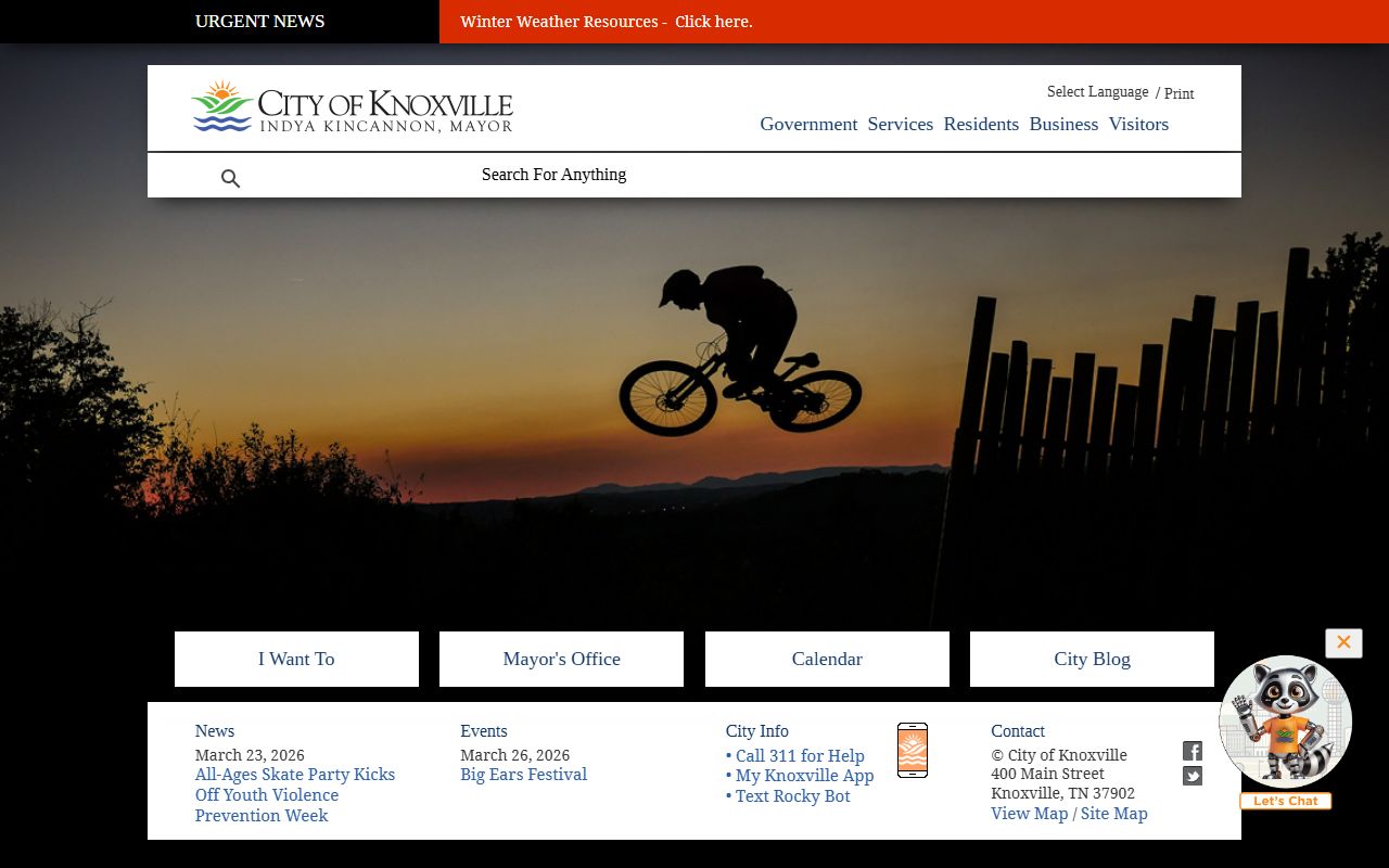 Knoxville municipal court traffic court records resource