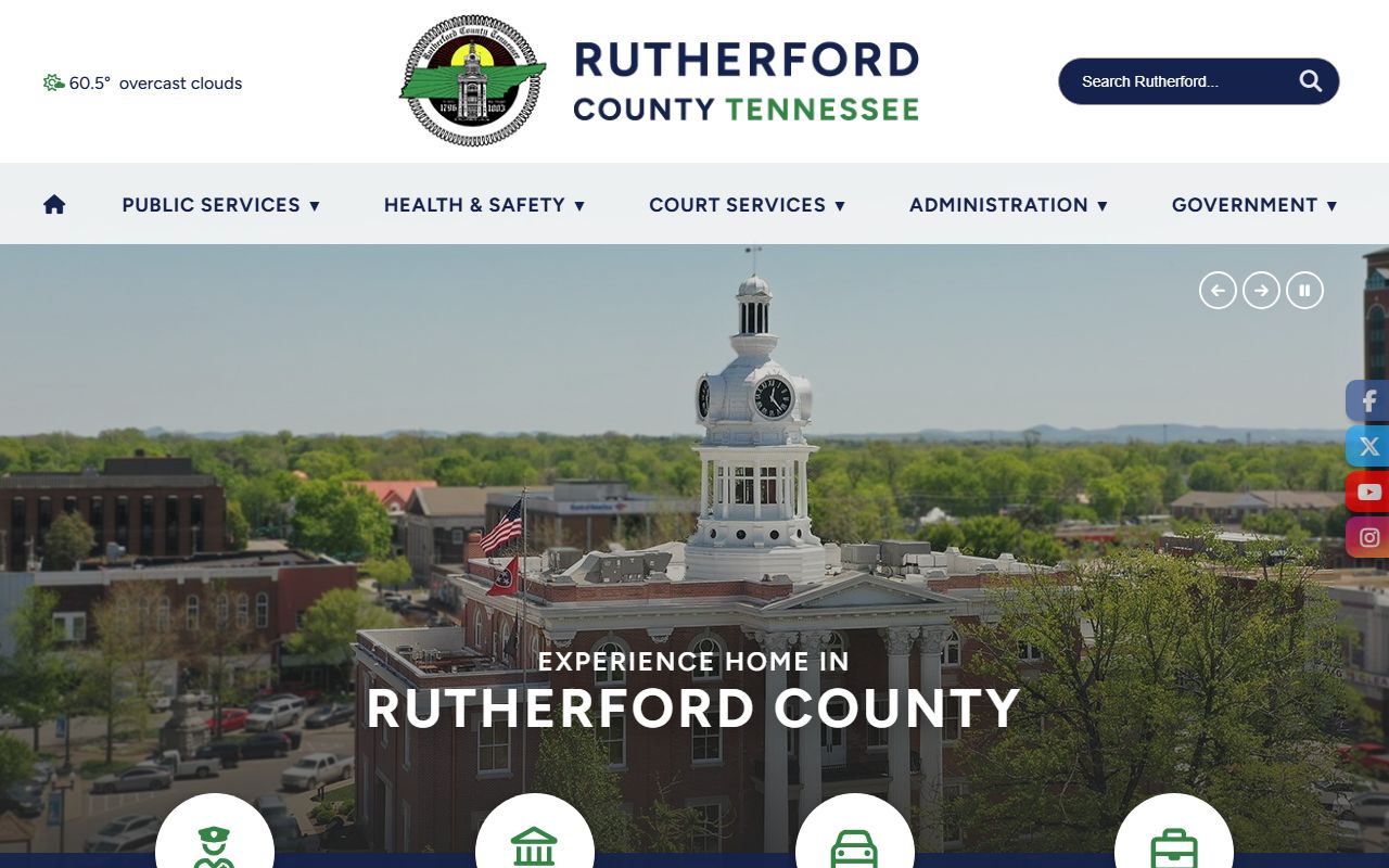 Rutherford County Traffic Court Records resources page