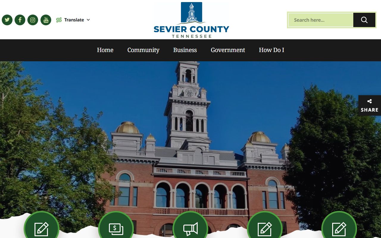 Sevier County Traffic Court Records resource